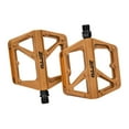 thumbnail image 2 of Kuntesetty 2 Pieces Bike Pedals Reliable with Reflector for Folding Bikes Outdoor Adult Coffe Brown, 2 of 9