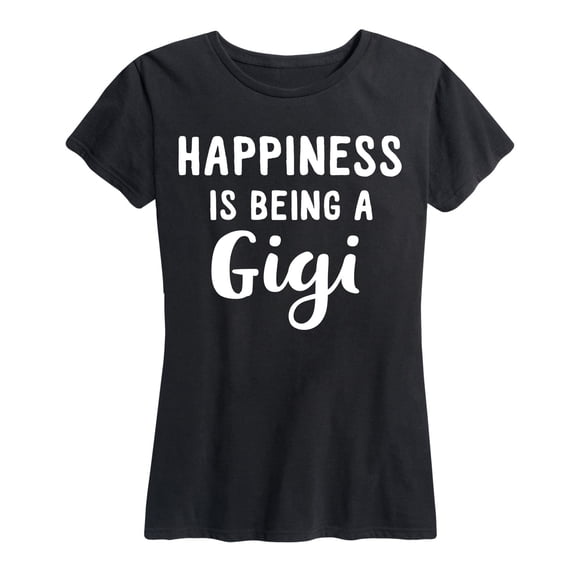 Instant Message - Happiness is Being a Gigi - Women's Short Sleeve Graphic T-shirt