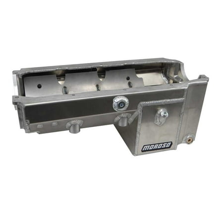 Moroso 21247 Oil Pan - Aluminum - Wet Sump - 8 Qt Capacity - 8-1/2 Deep