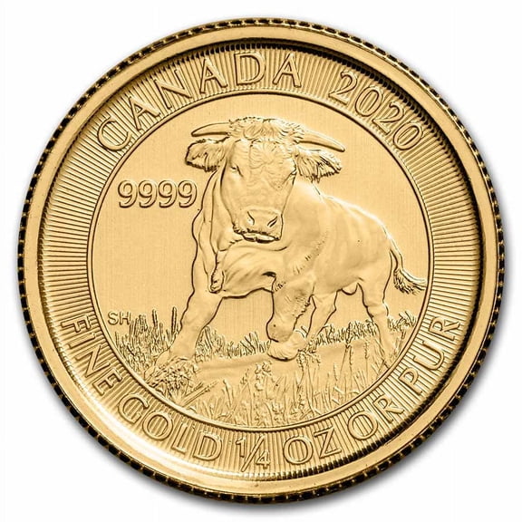 2020 Canada 1/4 oz Gold Bull BU