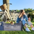 thumbnail image 4 of Baby Diaper Bag Backpack with Changing Station for Boy Girl,Portable Bassinets with USB Charging Port, Multifunction Waterproof Travel Back Pack , Dad Mom Travel Large Blue Diaper Bags, 4 of 11