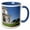 Blue/White, variant on 3drose, Rhode Island, Newport, Vanderbilt Mansions - Us40 Cmi0005 - Cindy Miller Hopkins, 11oz Two-tone Blue Mug