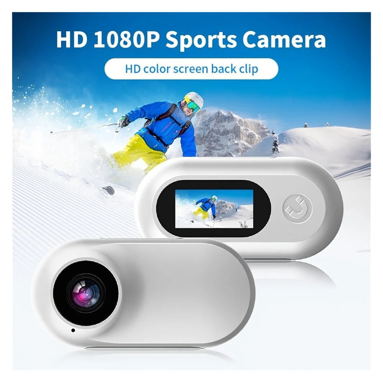 Action Anti Shaking Mini Camera 1080P HD Head Mounted Magnetic Attraction Motion Camera DV Sport Video Recorder Helmet Bike