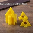 thumbnail image 4 of Ruzhgo 10X Paint Pad Painting Rack Woodwork Tool Paint Pad Long-lasting Fine Workmanship Compact Size Light-weight Non-slippery Support Holder Yellow, 4 of 9