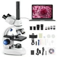 thumbnail image 1 of VEVOR Professional Trinocular Compound Microscope Kit 40-5000X Magnification, 1 of 9