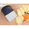 thumbnail image 5 of Coupe-légumes en Acier Inoxydable-Trancheuse à Ondulées -Gadget de Cuisine pour Frites, Pommes de Terre, Légume, Fruits et Gaufre, 5 of 5