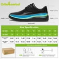 thumbnail image 6 of OrthoComfoot Mens Oxford Dress Shoes for Plantar Fasciitis, Orthopedic Genuine Leather Shoes with Arch Support for Foot and Heel Pain Relief, Soft Casual Shoes for Comfortable Walking, 6 of 7