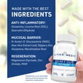 thumbnail image 3 of Liver Medic Leaky Gut Repair Max Support, Gut Health Supplement L-Glutamine, NAG, Aloe, Slippery Elm Bark, for IBS, Heartburn, GERD, Non-GMO (60 Caps), 3 of 8