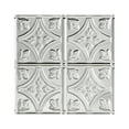 thumbnail image 1 of Fasade Easy Installation Traditional 1 Brushed Aluminum Glue Up Ceiling Tile/ Ceiling Panel (12" X 12" Sample), 1 of 3