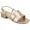 Champagne, variant on Womens Tabatha Flat Sandals, Widths Available