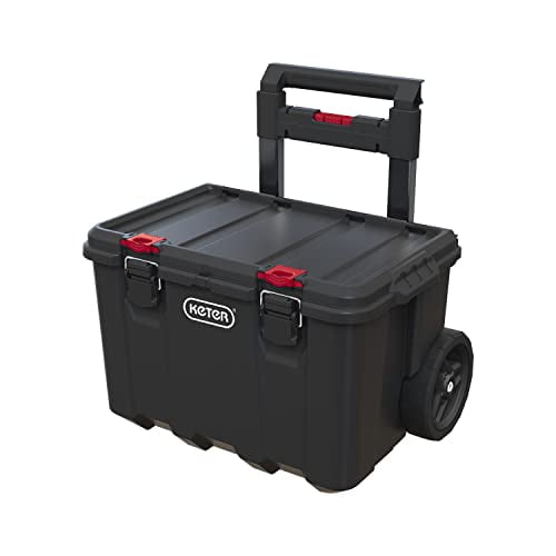 Open Box KETER STACK & ROLL CART BLACK