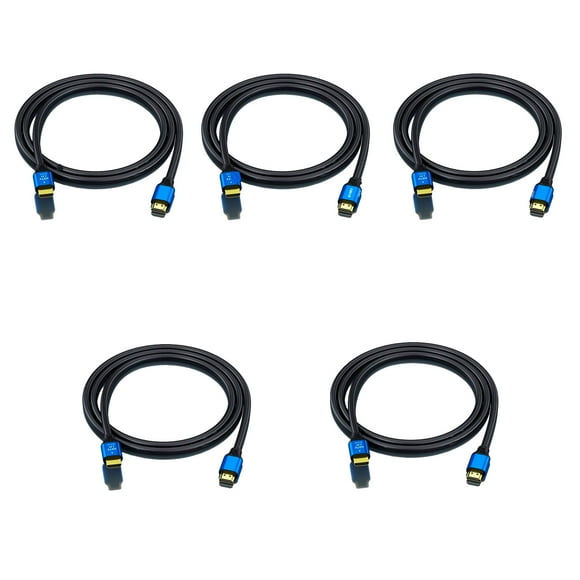 Paquete 5Pz Cable HDMI 4K 2.0 VIMI Compatible Con TV/Laptop/PC/HDTV 1.5 METROS De Alta Velocidad 18Gbps
