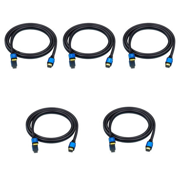 Paquete 5Pz Cable HDMI 4K 2.0 VIMI Compatible Con TV/Laptop/PC/HDTV 1.5 METROS De Alta Velocidad 18Gbps