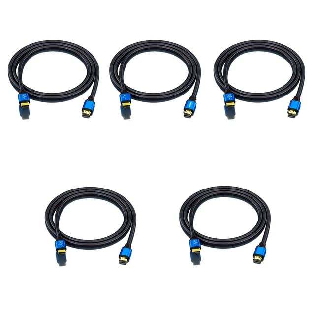 Paquete 5Pz Cable HDMI 4K 2.0 VIMI Compatible Con TV/Laptop/PC/HDTV 1.5 METROS De Alta Velocidad 18Gbps