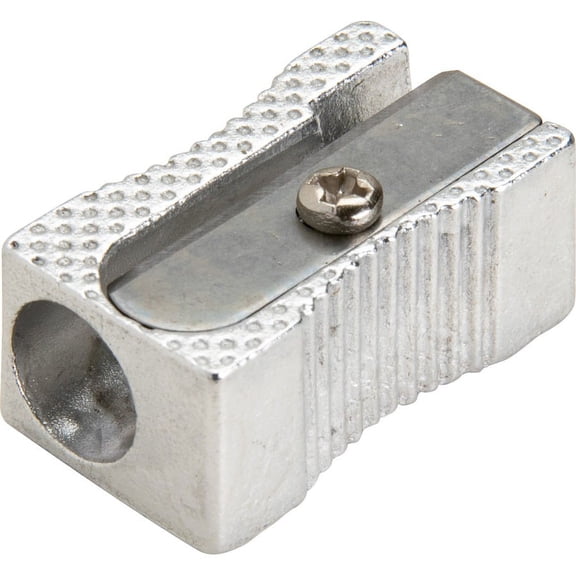 Integra Aluminum Pocket Pencil Sharpener - 1 Hole(s) - Aluminum - Silver - 1 Each | Bundle of 2 Each