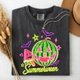 thumbnail image 2 of VibeNest Studio Unisex Summerween Watermelon Jack-o-Lantern Spooky Summer Halloween Graphic T-Shirt, 2 of 8