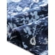 thumbnail image 5 of Blusa de Talla Grande para Mujeres Agnes Orinda, Cuello Redondo, Floral, Color de Contraste, Mangas Raglán 3/4, Tops Campesinos Casuales 3X Azul Oscuro, 5 of 8