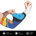 thumbnail image 3 of Daiia Abstract Color Splash UV Sun Protection Arm Sleeves - Cooling Compression Arm Sleeve - Sports & UV Arm Sleeves for Men & Women, 3 of 8