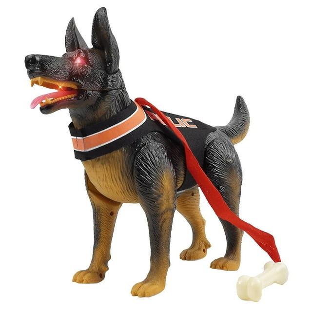 Toy HUOGUO Simulación de cachorro caminando eléctricamente con efecto de luz