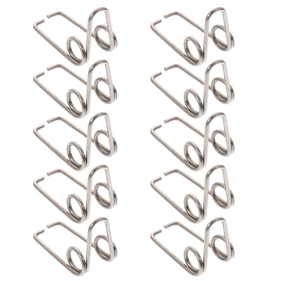 BESTOYARD Sturdy Iron Trumpet Drain Clique Springs Professional Tool 10Pcs