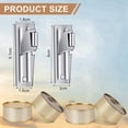 48x P38 and P51 Camping Can Opener Stainless Steel Can Opener Can Opener Backpack Can Opener