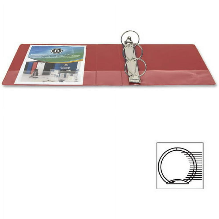 Business Source Basic Round Ring Binders - 3 Business Source Basic Round Ring Binders - 3
