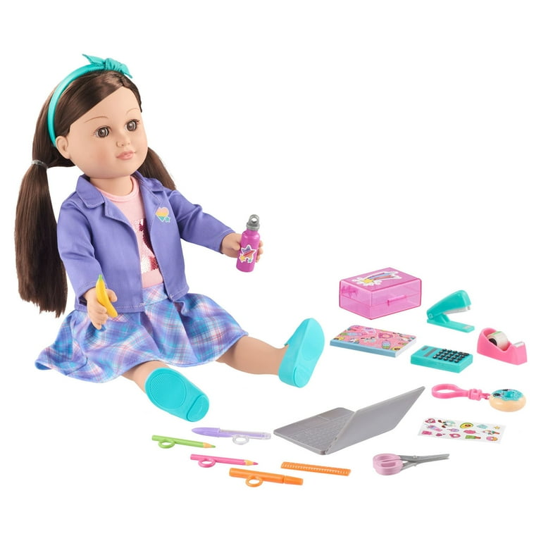 My Life As School Supplies Accessory Play Set for 18 inch Dolls