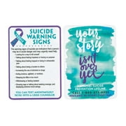 Suicide Awareness Wallet Cards, Stationery, Party Supplies, 36 Pieces
