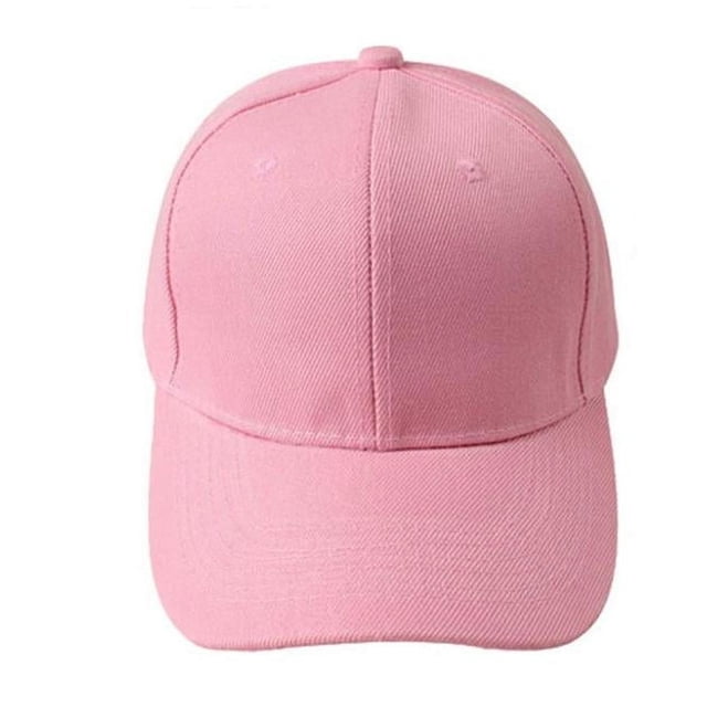 Outfmvch Baseball Cap Baseball Hat Baseball Cap Blank Hat Solid Color Adjustable Hat Hat Pink One Size