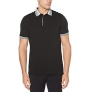 Perry Ellis Men's Cotton Pique 3 Button Polo Shirt