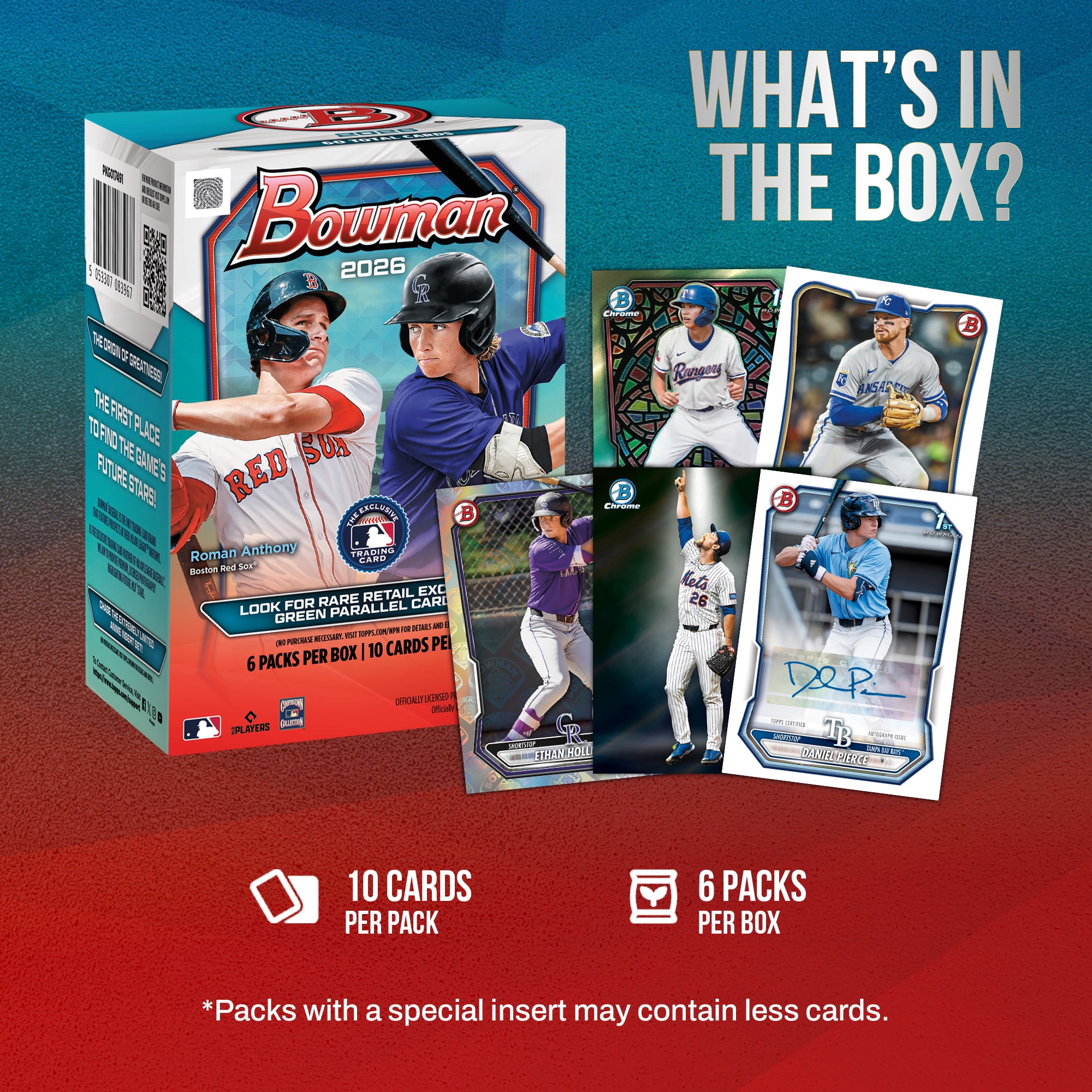 2026 Bowman Baseball - Factory Sealed - Value Box