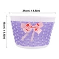 thumbnail image 3 of 1 Set Plastic Kids Bike Front Handlebar Basket Practical Scooter Storage Basket, 3 of 9