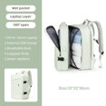thumbnail image 3 of Mochila de viaje extensible, unisex, para ordenador portátil, para mujer, bolsas de equipaje grandes, para hombres, estudiantes, viajes de negocios, mochila con carga USB XA299C, 3 of 5