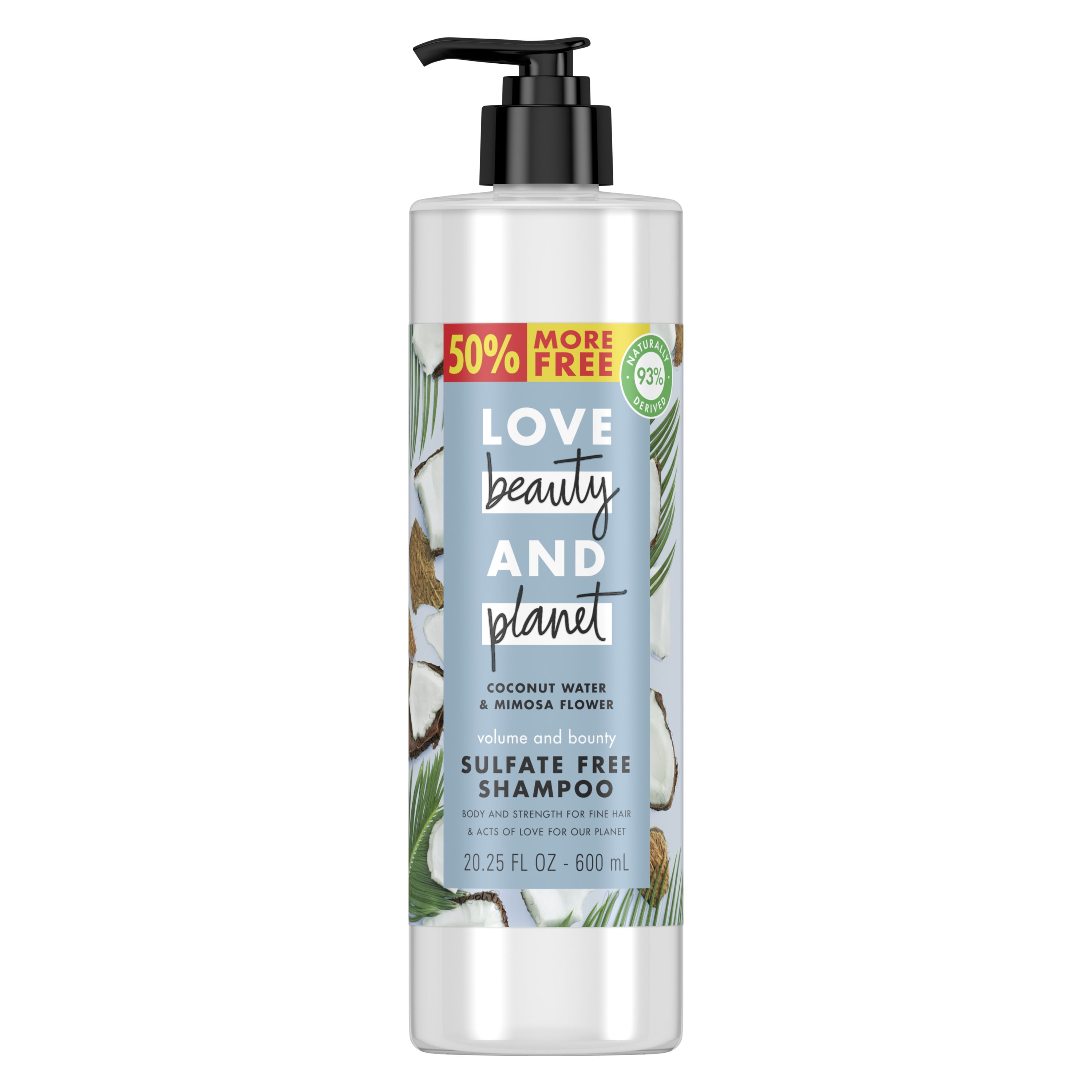 Love Beauty and Shampoo Volume and Bounty Coconut Water & Mimosa