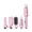 Pink-3, variant on 5-in-1 Hair Styling Tool with 1.25" Hair Crimper and Waver, 1" & 1.25" Automatic Curlers, Straightener Brush & Volumizing Crimper – Travel-Friendly Hair Tool