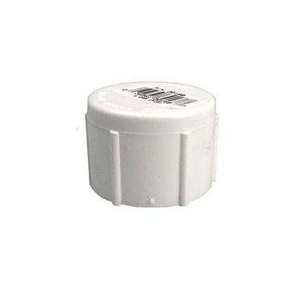 Schedule 40 Tubing - GenovaProducts PVC (Schedule 40) Threaded Caps (Set of 10)