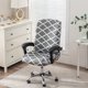 thumbnail image 1 of DEKAXID - Funda elástica para silla de oficina (1 unidad), con respaldo alto y giratoria, con cremallera, lavable y extraíble, ideal para decoración del hogar y la oficina., 1 of 7