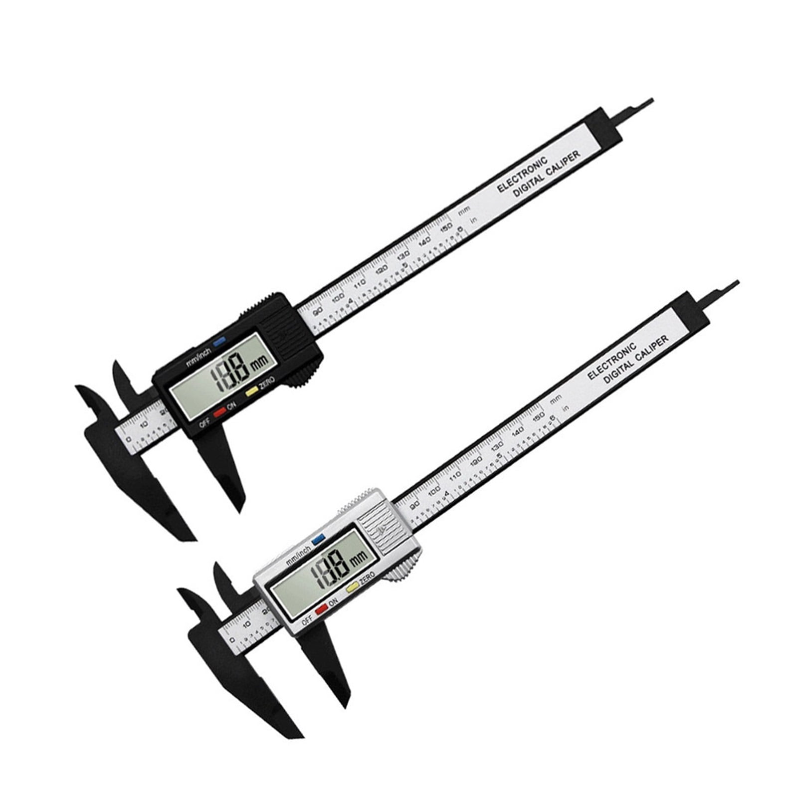 Vernier Caliper 150mm 6 Inch Electronic Digital Micrometer Carbon Fiber Non-precision Measuring Instruments Caliper ,Easy to Use