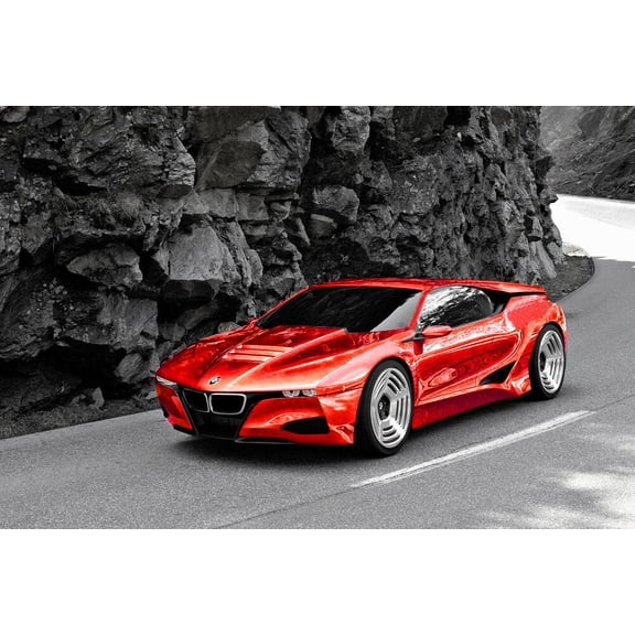 BMW Supercar - CANVAS OR PRINT WALL ART