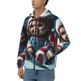 thumbnail image 2 of Lsque Chucky for Mens Full-zip Hoodie, Zip-up Pullover Hooded Sweatshirt, Kangaroo Pocket Hoodie Ideal for Daily Wear, Travel, and Home-XX-Large, 2 of 8