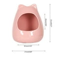 thumbnail image 3 of Hamster Ceramic Nest Small Pet Cooling House Small Bed Cute Habitat for Guinea-Pigs Squirrels Pet Supplies, 3 of 8