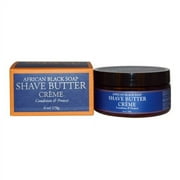 Shea Moisture African Black Soap Shave Butter Creme For Men, 6 Oz, 3 Pack
