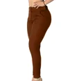 thumbnail image 3 of Pantalon Dama Vestir Moda Stretch Tiro Alto Formal Con Cinto, 3 of 3