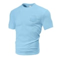 thumbnail image 4 of JAJAHO Mens Pocket T Shirts Basic Tees For Men Loose Fit Lightweight Short Sleeve Crew Neck Summer Solid Color Tshirts Classic Tops, 4 of 5