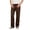 Brown, variant on Boys Linen Pants Straight Leg Casual Trousers for Boys Girls Casual Elastic Waist Pull on Boys' Pants with Pockets