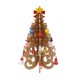thumbnail image 1 of Bewildely Decoración de árbol de Navidad de escritorio de reutilizable plegable lindo hogar Oficina Bar dormitorio decoración ornamento con Mini Kits de decoración para fiestas Amarillo Bewildely HA069181-01, 1 of 6