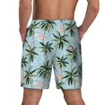 thumbnail image 4 of Uemuo Flamingos And Palms Pattern Mens Swim Trunks Quick Dry Board Shorts with Mesh Lining, Stretch Beach Shorts Quick Dry No-Chafing Board Shorts-X-Large, 4 of 9