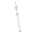 thumbnail image 2 of Cubra de escalada para niños Swing gimnástico para ejercicio de obstáculos Anillos de escalada de cuerda para el jardín de infantes internos al aire 5 anillos, 2 of 8