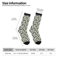 thumbnail image 2 of Daiia Soccer and Football Print Crew Socks – Soft Breathable Long Socks for Men & Women, Moisture-Wicking & Comfortable Daily Wear Socks, One-Size Fits Most (US 5-11), 2 of 6