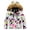 Geometry, variant on Girl's Snow Jacket Kids Ski Coat Winter Hiking Outerwear Parka Black 6/7